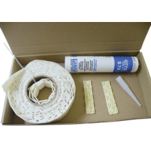 Kit de mastic Otto Chemie Otto Seal S72 avec mastic, cordon de joint, cales de montage et embout dans une boîte en carton