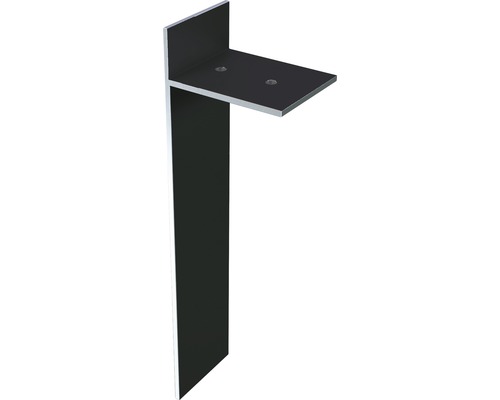 Support pour revêtement 180 avec accessoires 4 pièces. Support mural pour étagères avec deux trous de forage