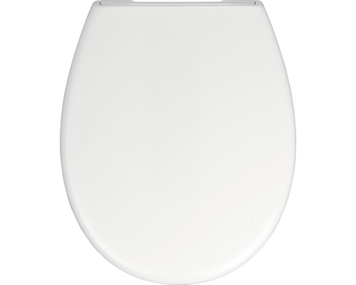 Siège de WC New Jena blanc amovible avec système d'abaissement automatique Abattant de WC