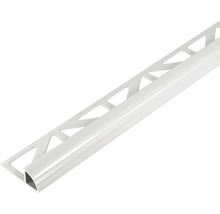 Profilé de carrelage blanc pour bordure de carreaux