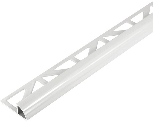 Profilé de finition quart de rond Dural Durondell DRAC 830 aluminium blanc revêtu par poudre 300 cm