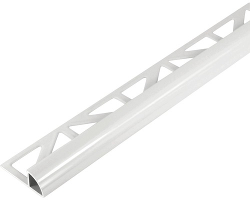 Profilé de finition quart de rond Dural Durondell DRAC 830 aluminium blanc revêtu par poudre 300 cm Profilé de finition quart de rond Dural Durondell DRAC 830 aluminium blanc revêtu par poudre 300 cm