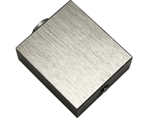 Bouton de meuble carré en métal