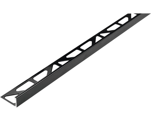 Profilé de finition d'angle Durosol 12.5x2500 mm alu noir