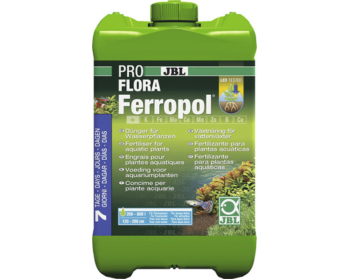 Engrais liquide pour plantes JBL Ferropol 5 l JBL ProFlora Ferropol Engrais liquide pour plantes aquatiques