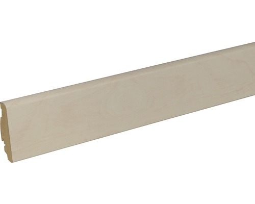 SKANDOR Sockelleiste Ahorn 37427 FU60L 19x58x2400 mm Sockelleiste aus Holz