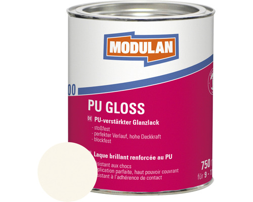 MODULAN 6100 PU Gloss Lack 750ml RAL 9010 reinweiss 750 ml