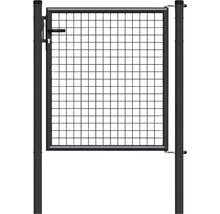 Portillon de jardin en métal avec grillage à mailles carrées