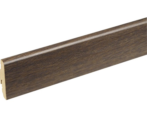 SKANDOR Sockelleiste Eiche antik FU60L 19x58x2400 mm Fussleiste aus Holz