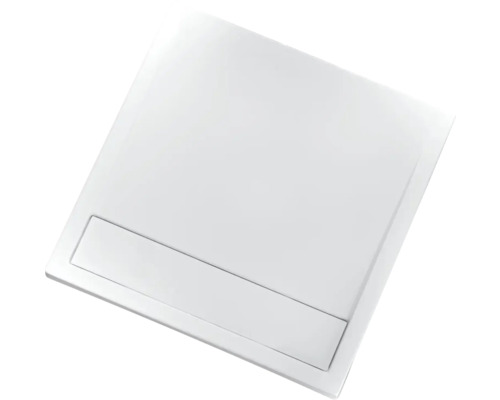 Receveur de douche OTTOFOND Arkon 80 x 100 x 4 cm blanc brillant lisse 992005 Receveur de douche carré en acier émaillé