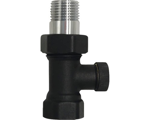 Équerre à soupape avec raccord fileté