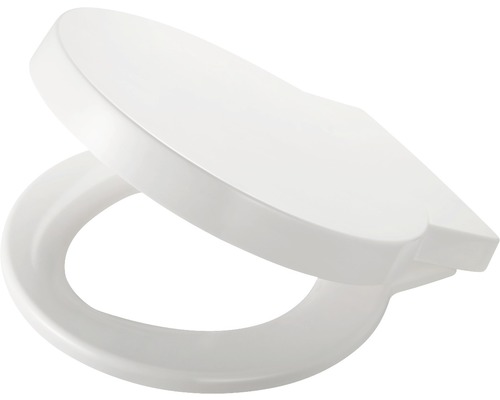 Abattant de WC blanc en plastique