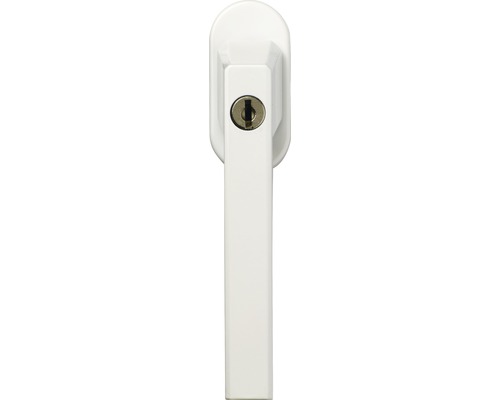 Poignée de fenêtre verrouillable Abus avec cylindre d'impression blanc kit de 3 Poignée de fenêtre avec serrure pour une sécurité accrue