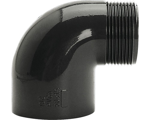 PVC Winkel 90 Grad mit Außengewinde