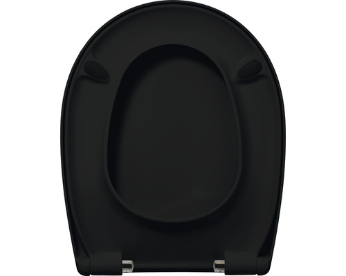 Abattant de WC noir en duroplast