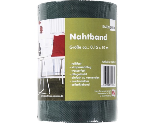 Rouleau de bande de couture pour gazon synthétique, environ 0,15 x 10 mètres, résistant à la déchirure, durable, imperméable, facile d''entretien, facile à utiliser, découpable et autocollant