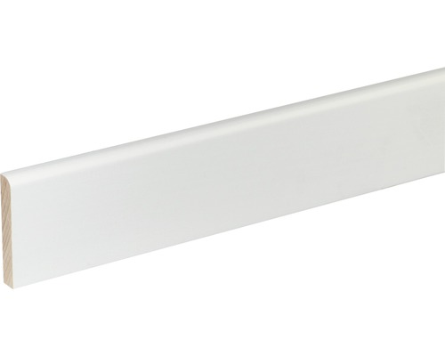 Sockelleiste SF261 Buche weiss lackiert 9x60x2400 mm Sockelleiste, Holz
