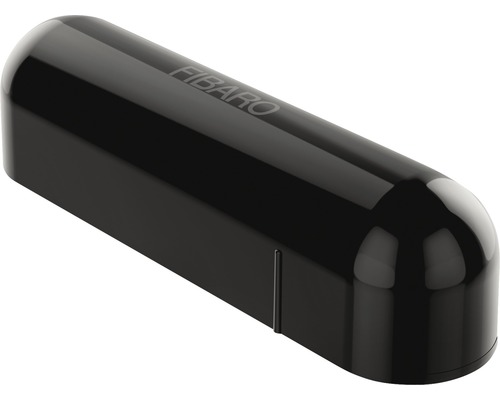 Logo Fibaro sur un contact de porte et fenêtre