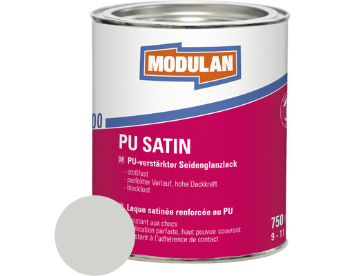 MODULAN 6100 PU Satin Lack RAL 7035 lichtgrau 750 ml