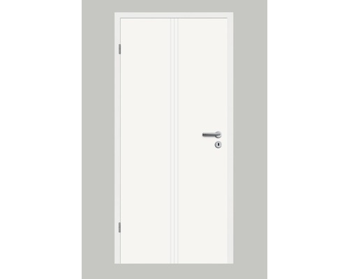 Porte intérieure Pertura Perla 11 blanc vernis 73.5x211.0 cm gauche