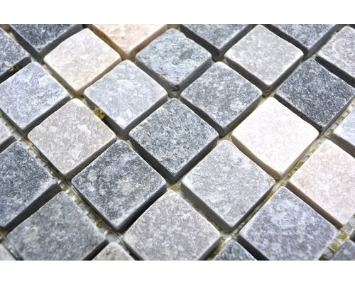 Mosaïque en pierre naturelle de forme carrée