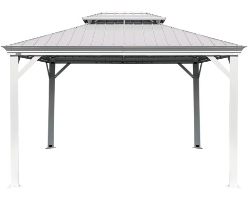 Pavillon avec toit métallique