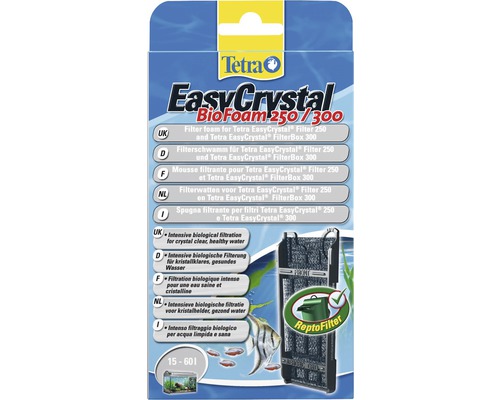 Cartouche filtrante Tetra EasyCrystal BioFoam 250 ou 300 dans son emballage