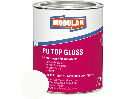 MODULAN 6110 PU Lack Top Gloss RAL 9016 verkehrsweiss 750 ml