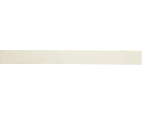 Carrelage de plinthe Carrara blanc poli 60x6 cm Panneau décoratif