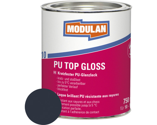 MODULAN 6110 PU Lack Top Gloss RAL 7016 anthracite 750 ml