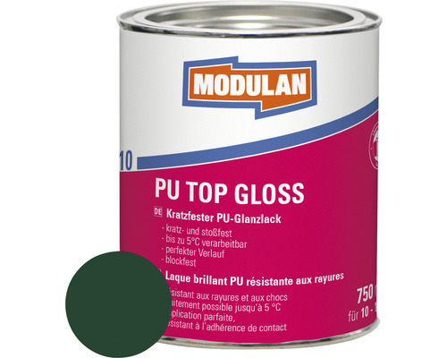 MODULAN 6110 PU Lack Top Gloss RAL 6005 moosgrün 750 ml