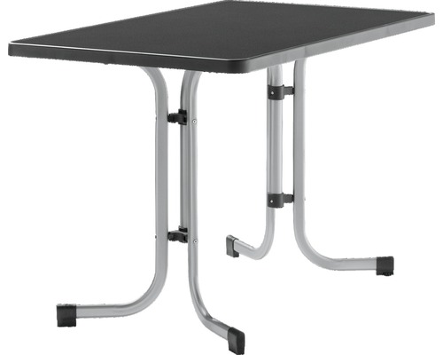 Table de jardin pliante Sieger Mecalit 115x70x72 cm, anthracite