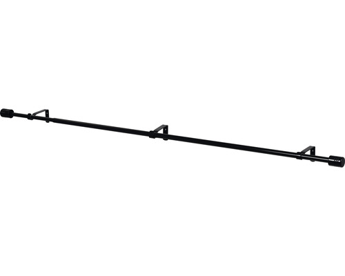 Vorhangstange mit Halterungen