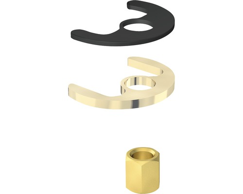 Kit de fixation pour robinetterie AVITAL avec douchette de vaisselle sans boulons Kit de fixation de robinetterie avec deux supports et un écrou