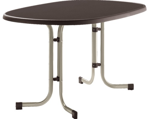 Table de jardin Sieger Mecalit 140x90x72 cm, brun