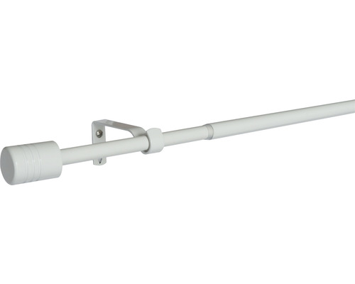 Gardinenstange mit Halterung und Endstück