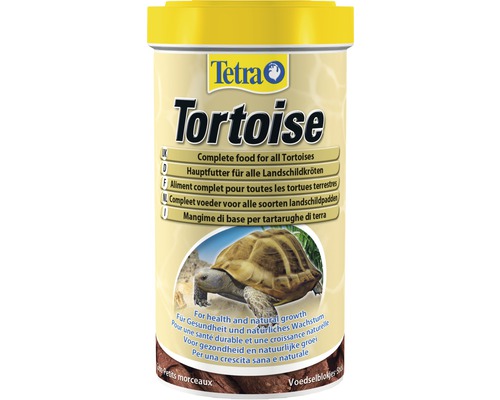Tetra Hauptfutter Tortoise für alle Landschildkröten 500 ml Tetra Tortoise Futter für Landschildkröten