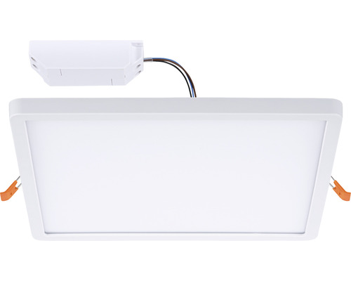 Quadratische LED-Einbauleuchte mit Anschlussdose