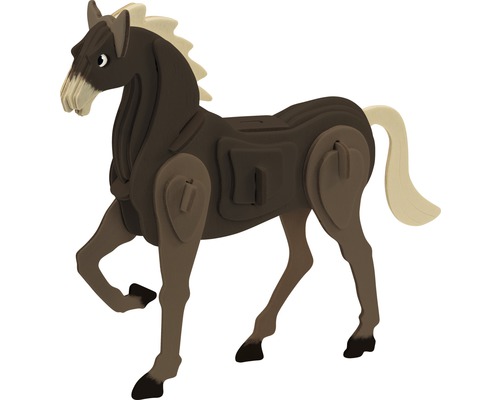 Dekorative Pferdefigur aus Holz