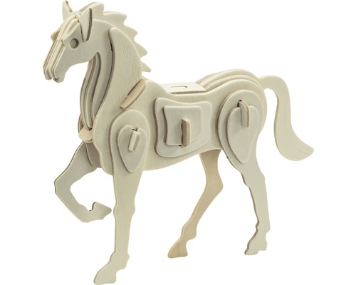 Pferd aus Holz zum Zusammenbauen