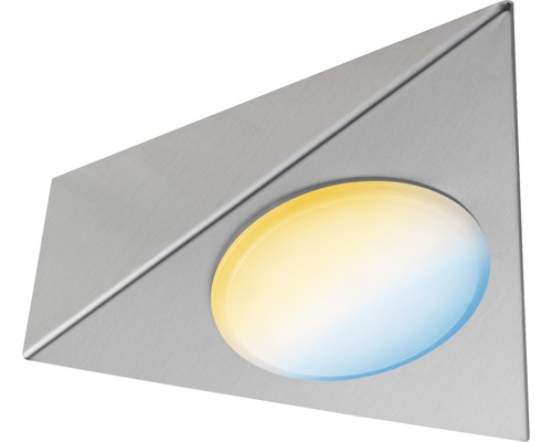 Applique murale triangulaire avec ouverture de lumière ovale