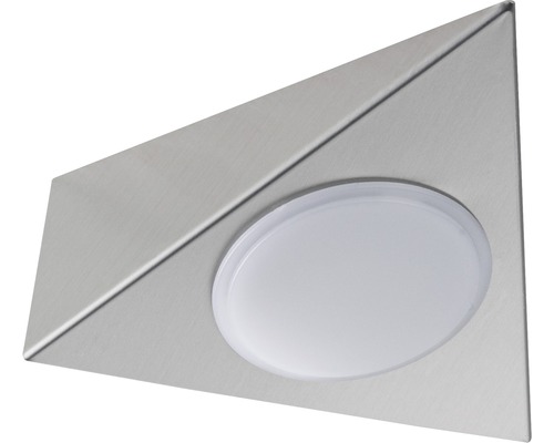 Spot encastrable LED triangulaire en métal