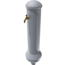 Pompe à eau sur colonne pour jardin, gris granite-thumb-0