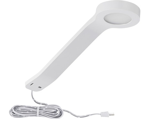 Paulmann Möbelleuchte Clever Connect Tunable White 2W 100 lm 2700- 6500 K warmweiss-tageslichtweiss HxBxT 35x70x245 mm Spot Mike weiss 12V