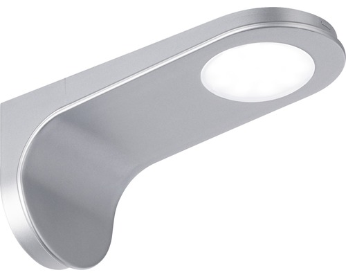 Applique murale LED argentée