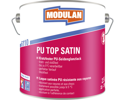 Boîte de peinture Modulan PU Top Satin