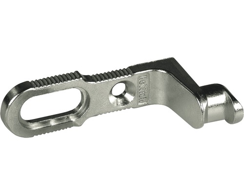 Connecteur pour paroi arrière jusqu'à 5 mm nickelé 25 pièces Ferrure métallique pour montage de meubles