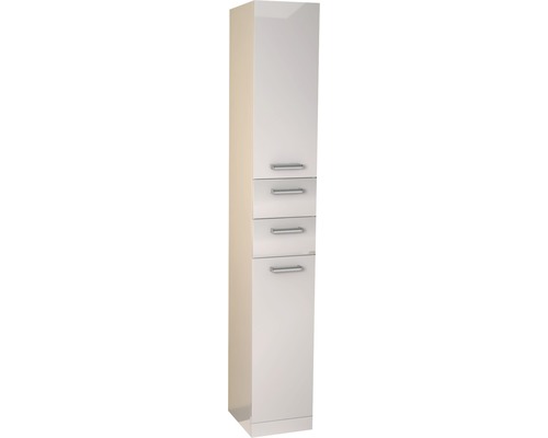 Armoire haute avec trois tiroirs et une porte