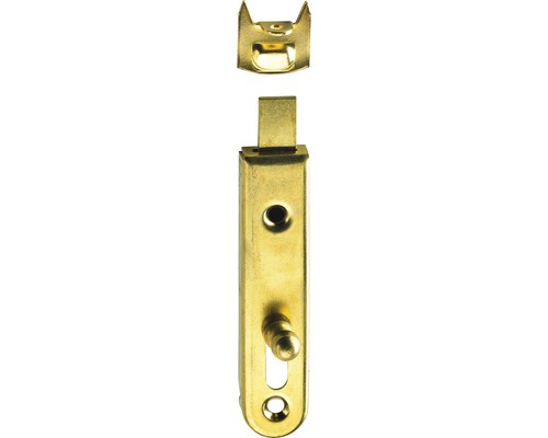 Möbelriegel gerade, vermessingt 16x70 mm, 5 St. Möbelverbinder zur Möbelmontage