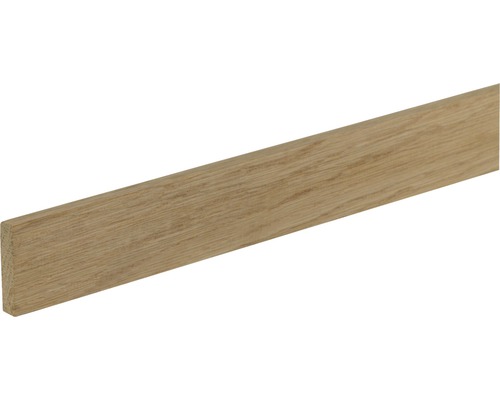 Baguette rectangulaire chêne brut 10x40x2400 mm